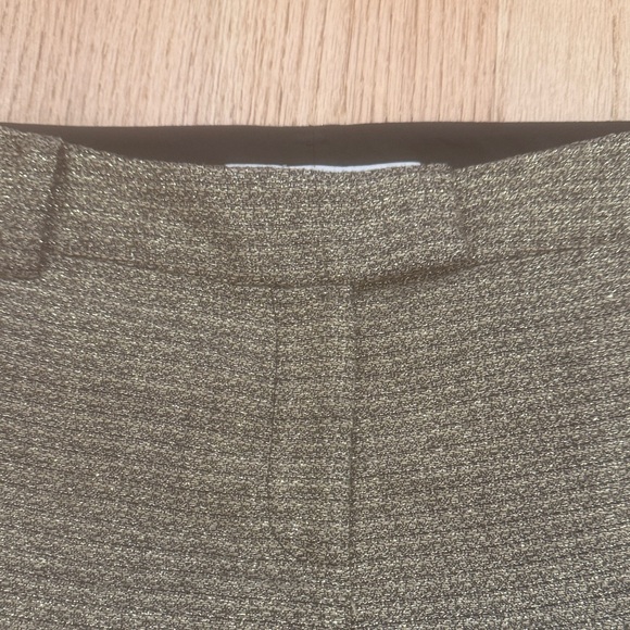 Gold Pants Diane Von Furstenberg Metallic Holiday - Picture 4 of 7